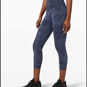 Lululemon Wunder Train 23” Diamond Dye Size 8